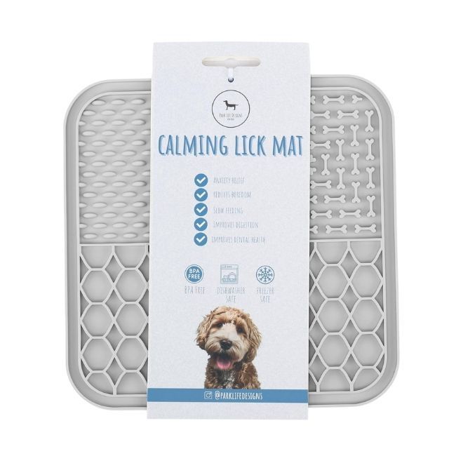 Calming Lick Mat Light Grey