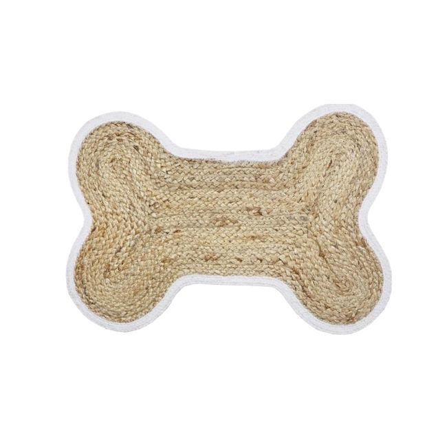 Loxley Bone Shaped Brown and White Placemat