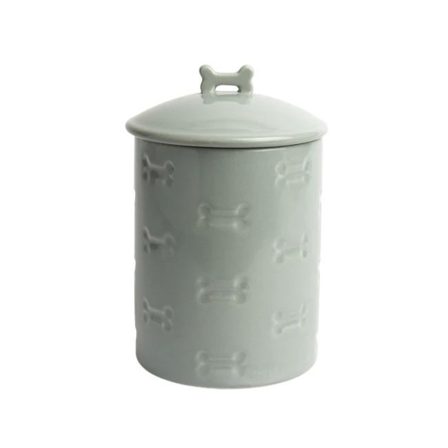 Manor Grey Treat Jar Bone Print