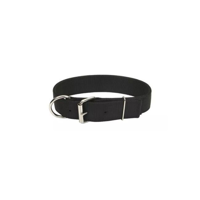 1 3/4 Double Ply Collar Blk, Size: 22"