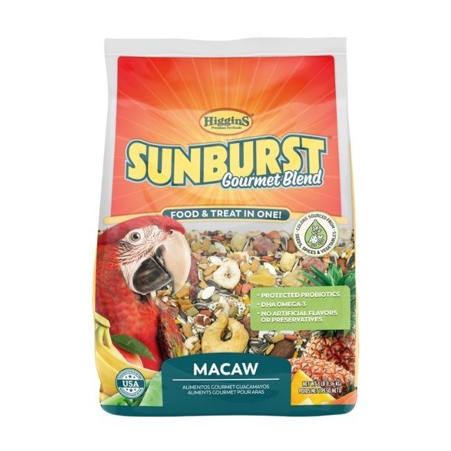 Sunburst Gourmet Macaw Mix-3 lbs