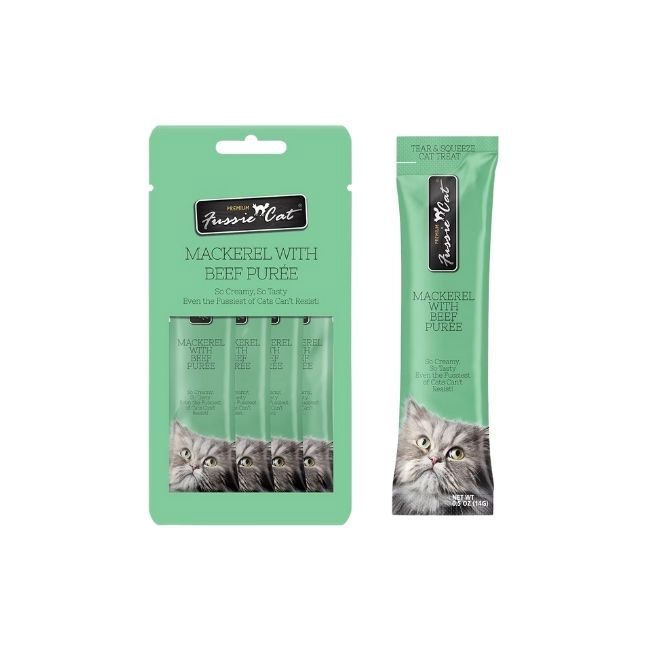 Mackerel with Beef Puree-4 pk