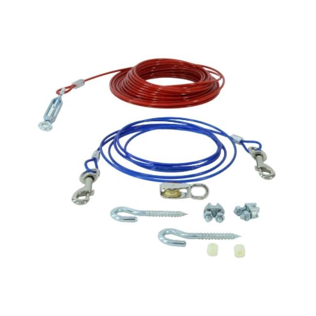 Aerial Dog Run, Size: 25'