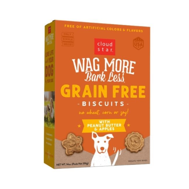 Wag More GF Crunchy Peanut Butter &amp; Apple Biscuits