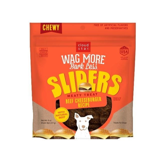Wag More Bark Less Sliders Beef Cheeseburger