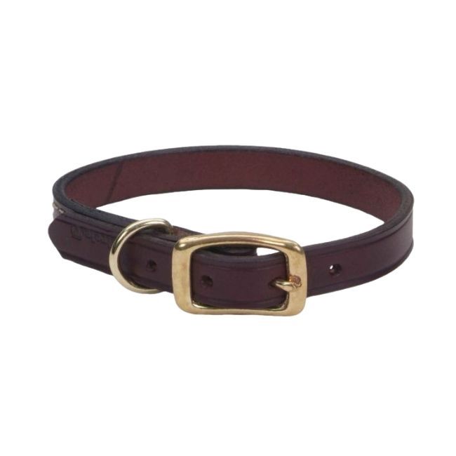 1" Latigo Brown Leather Clr Brass, Size: 22"