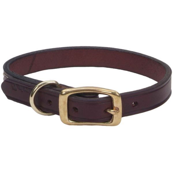 5/8" Latigo Brown Leather Clr Brass, Size: 14"