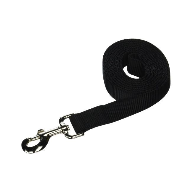 1" 6' Single  ply Nylon Lead, Colour: Blk