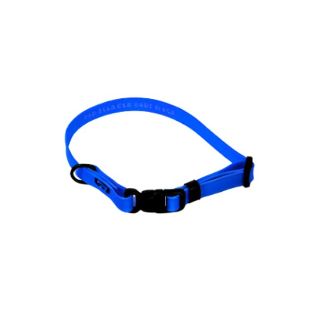 1" Biothane Thin Adjustable Collar 13-20", Colour: Blu
