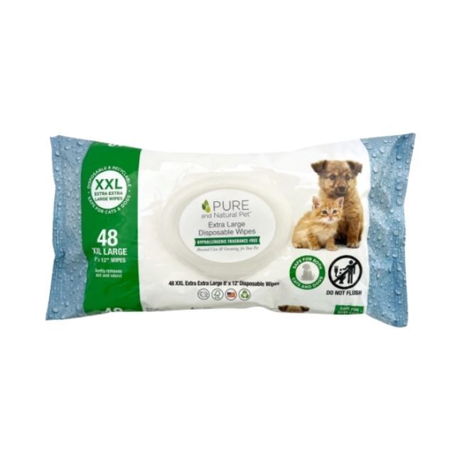 PNP XL Disposable Wipes Hypoallergenic Fregrance Free