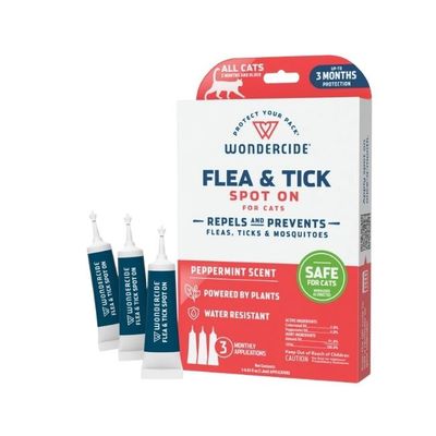 Wondercide Cat Topical Pepermint scent 3pk