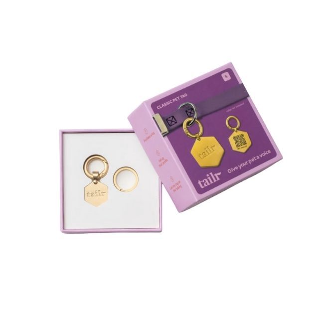 Tailr QR Code Slide Pet Tags Sm