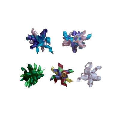 Corkscrew Curls Small Asst Bows