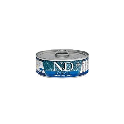 N&amp;D Ocean Salmon, Cod &amp; Shrimp Stew Adlt Cat Can 2.5oz
