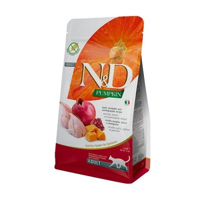 N&amp; D Pumpkin Adlt Cat Quail, Pumpkin &amp; Pomegranate