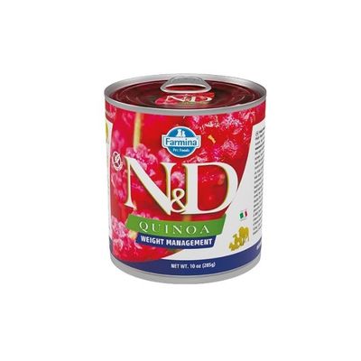 N&amp;D Quinoa Weight Management Lamb Adlt Dog Can 10 oz