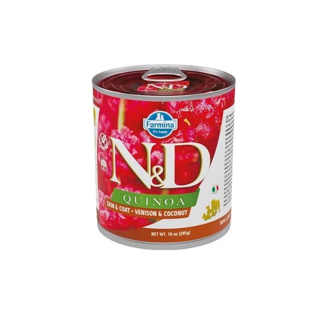 N&amp;D Quinoa Skin &amp; Coat Venison &amp; Coconut Dog Can 10 oz