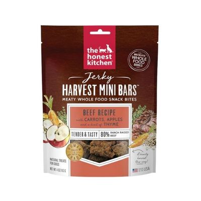 Beef Carrot Apple Jerky Harvest Mini Bar 4 oz
