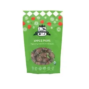 LJ Organic Treats Apple Pops (Apple &amp; Cranberry) 6 oz