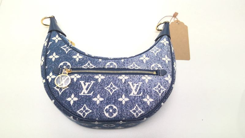 Louis Vuitton Monogram Denim Loop Hobo Bag