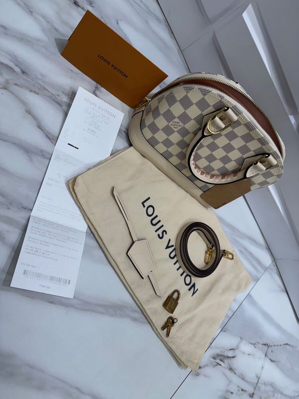 Louis Vuitton Alma BB in Damier Azur canvas