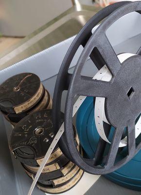 Spool and can 9,5mm Pathé (120m)