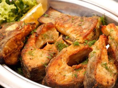 Smażone dzwonki z karpia (1 szt. ok. 170 g)