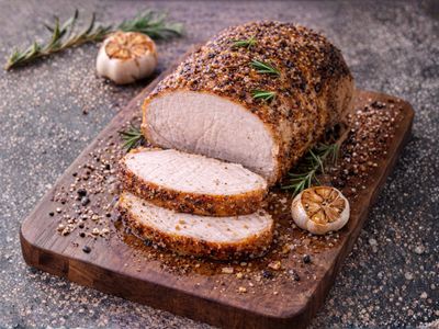 Schab pieczony w ziołach