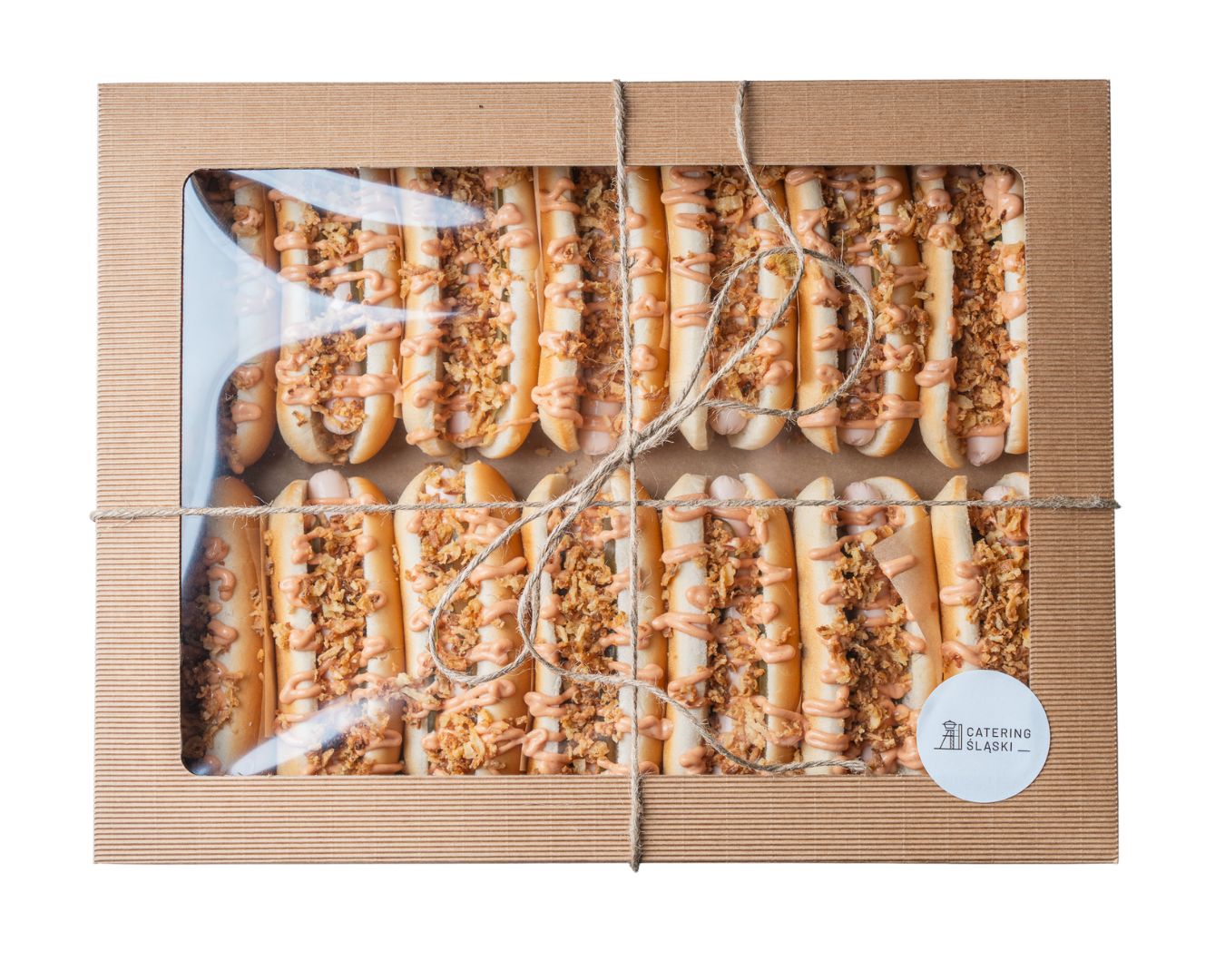 BOX z hot dogami