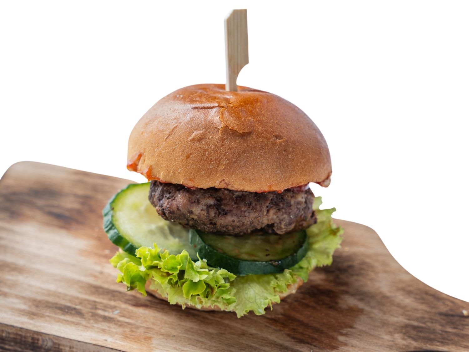 Mini burger wieprzowo-wołowy z warzywami