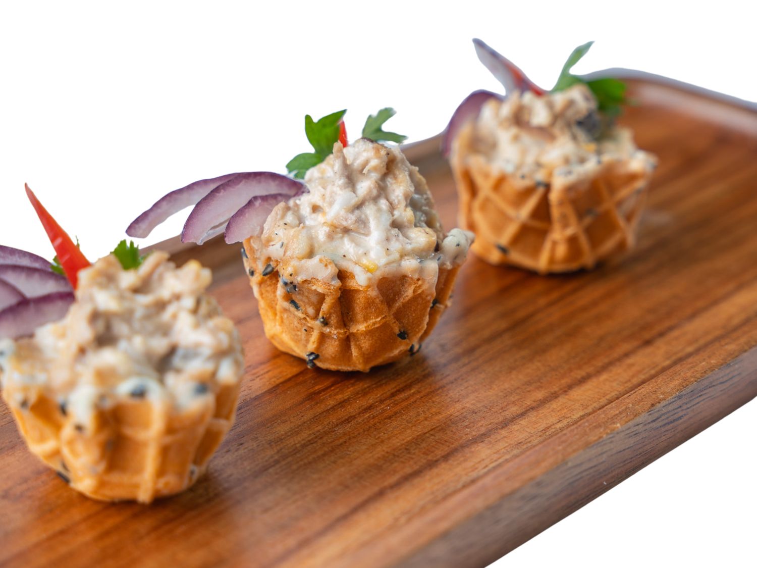 Mini babeczka z pastą z tuńczyka