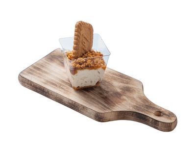 Deser Lotus z kremem i ciasteczkami