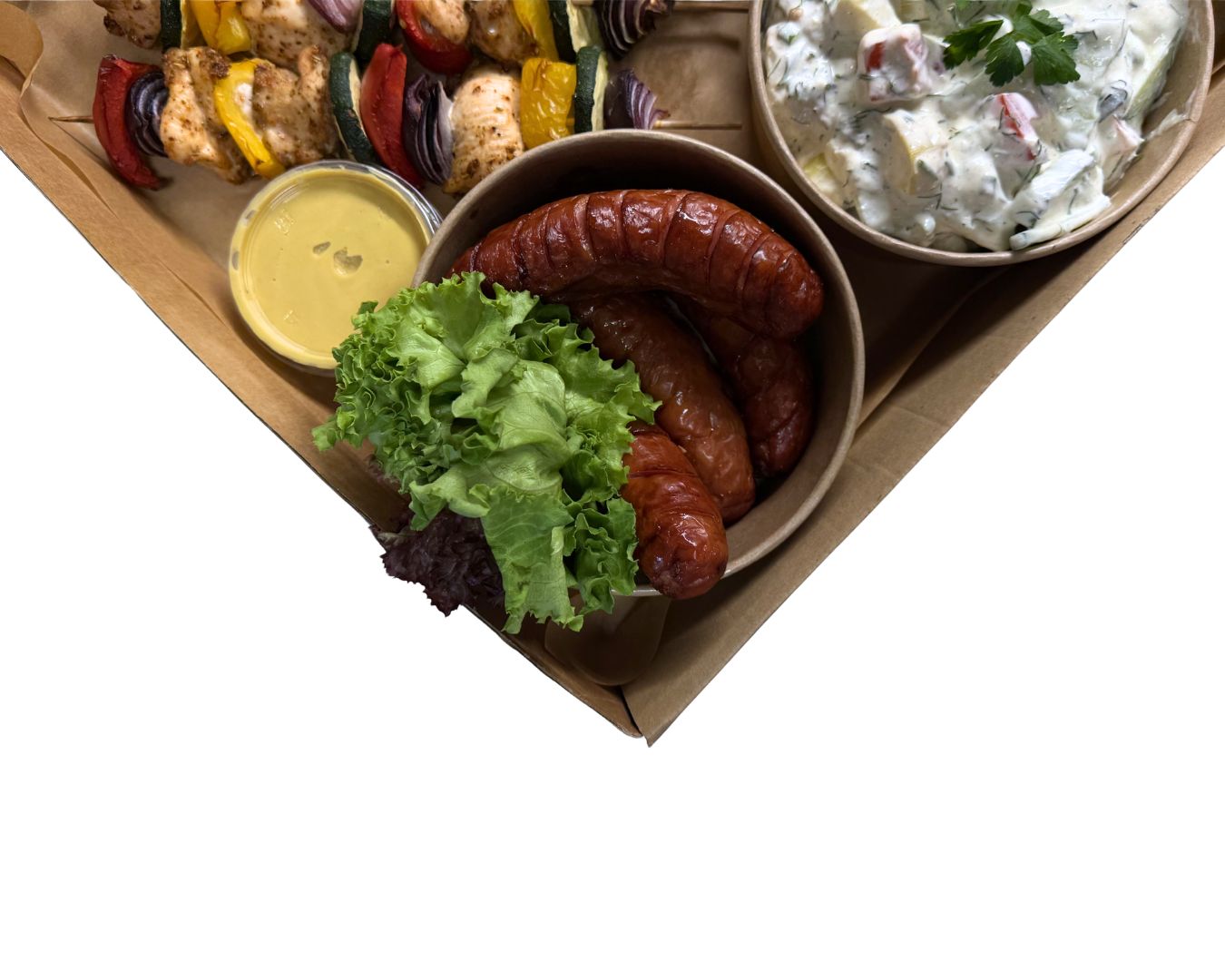 BOX grillowy z rusztu