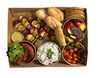 BOX grillowy z rusztu