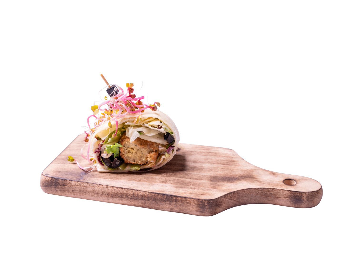 Mini tortilla z aromatycznym falafelem