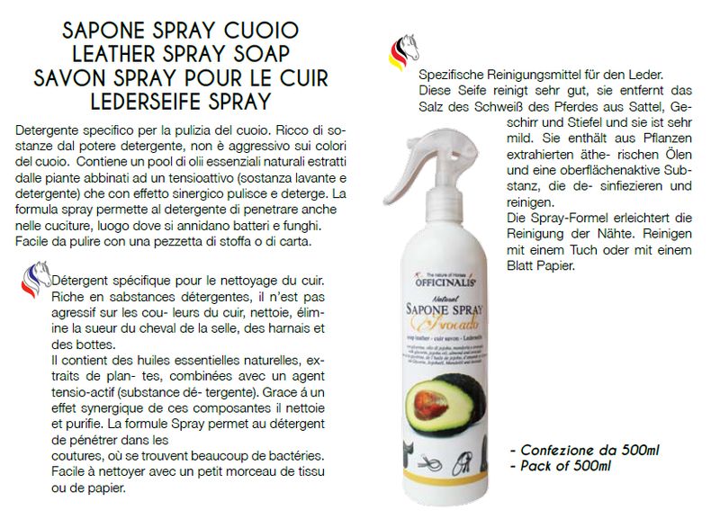 OFFICINALISSapone Spray Avocado 500ml