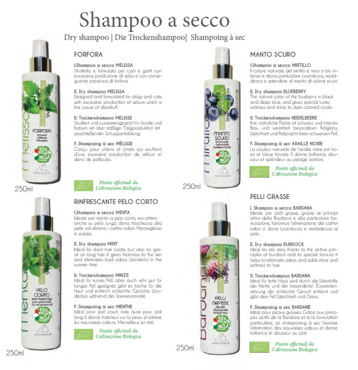Shampoo  a Secco 250 ml