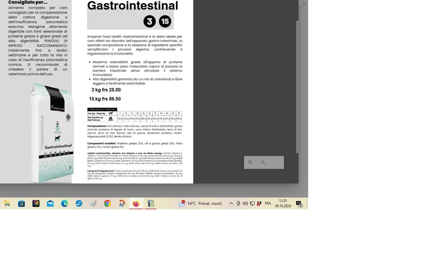 Imperialfood Gastrointestinal   3 kg