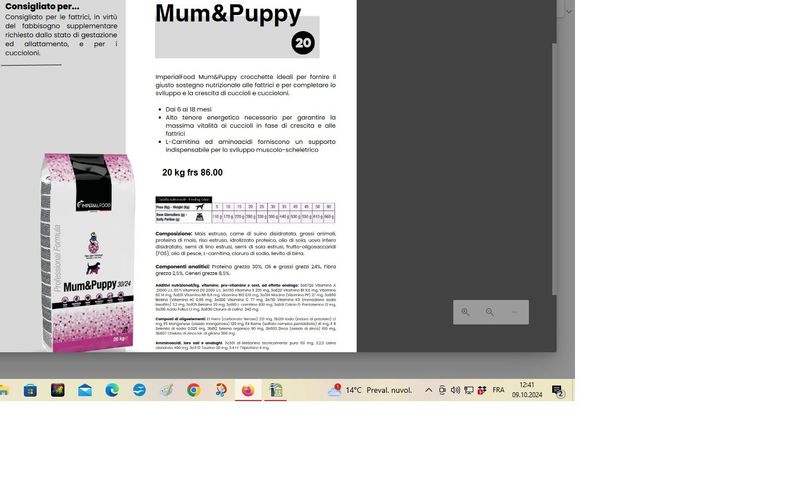 Imperialfood Mum& Puppy   20kg