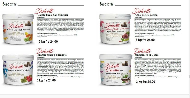 Officinali DOLCETTI SECCHIO da 3 kg da 3 kg