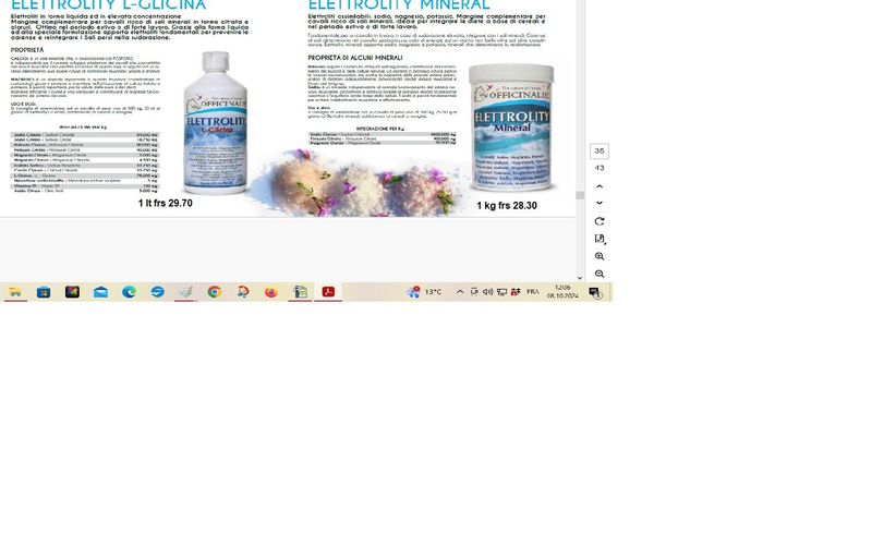 Officinalis ELETTROLITI GLICINA 1 lt