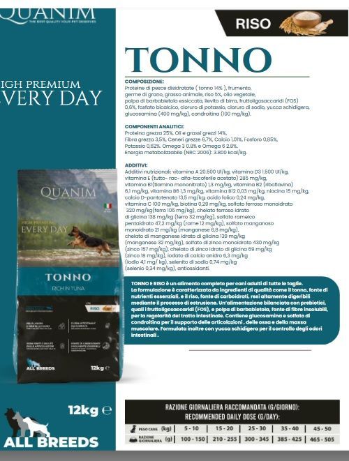 Super Premium Quanim Tonno 12 kg