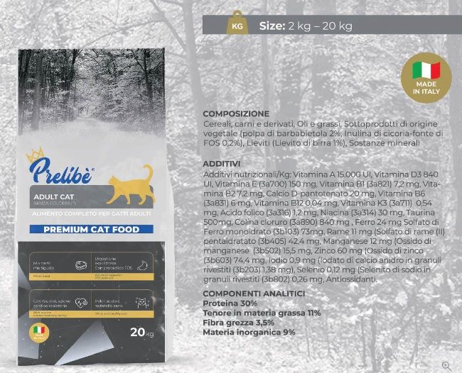 Prelibè gatto base 2kg