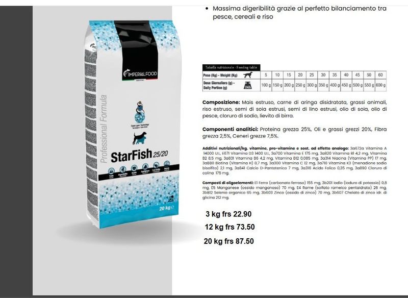 Imperialfood Star Fish 12kg