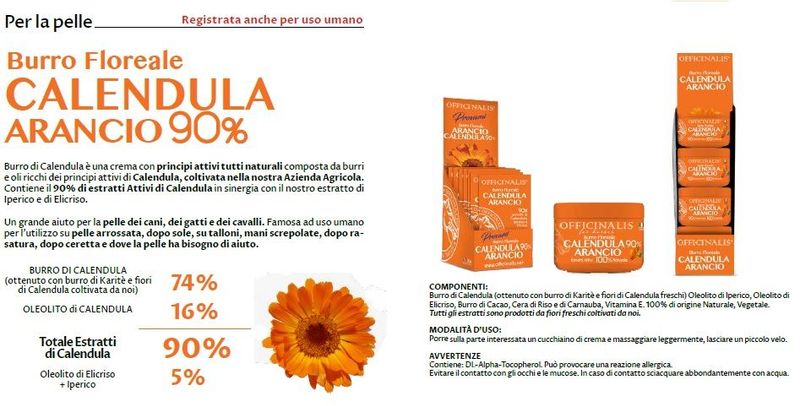 Officinalis BURRO DI CALENDULA  100ml