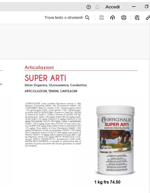 OFFICINALIS  Super Arti  900gr