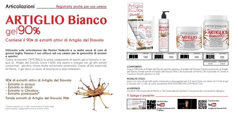 Officinalis ARTIGLIO BIANCO 90%  1000ml