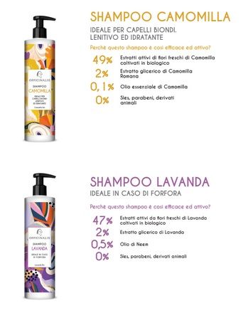 Officinalis SHAMPOO CAMOMILLA LAVANDA 200 ml