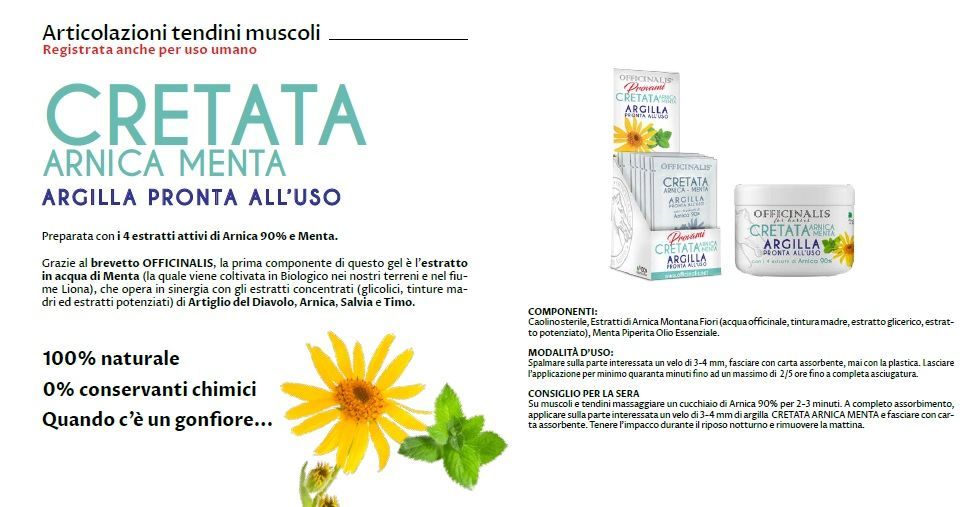 Officinalis CRETATA  ARNICA  MENTA  250 ml