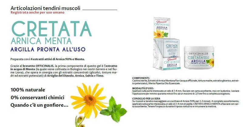 Officinalis CRETATA  ARNICA  MENTA  250 ml